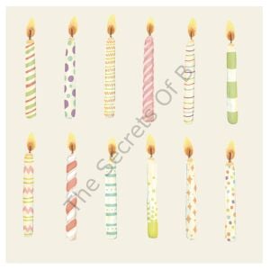 Birthday Candles Kokteyl Peçetesi 20li Paket
