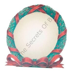 O Christmas Wreath Masa Kartı 12li Paket