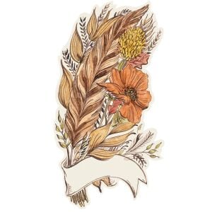 Feather Masa Dekoru 12li Paket