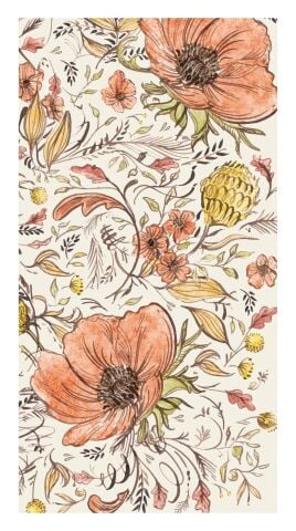 Autumn Arrangement Guest Napkin - Pack Of 16
