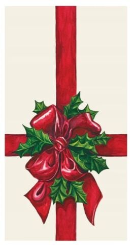 Christmas Present Guest Napkin - Pack Of 16