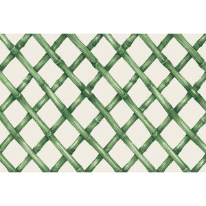 Yeşil Lattice Kağıt Amerikan Servis Pad of 18