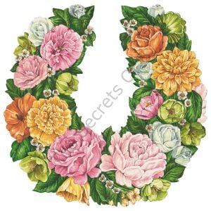 Kalıp Kesim Derby Wreath Kağıt Amerikan Servis 12li Paket