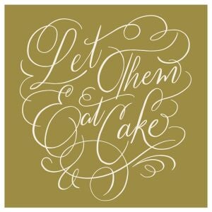 Let Them Eat Cake Kokteyl Peçetesi 20li Paket
