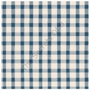 Lacivert Painted Check Kokteyl Peçetesi 20li Paket