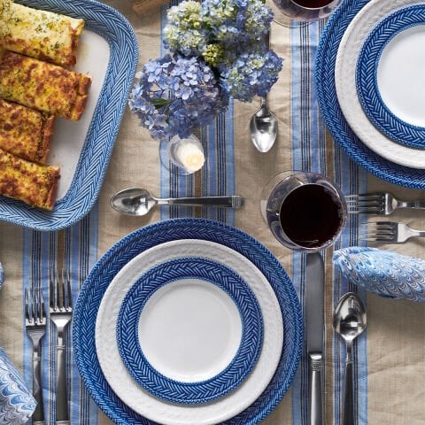 Le Panier 5pc Place Setting - Delft Blue (KH01/44, KH02/44, KH03/44, KH06/44, KH07/44)