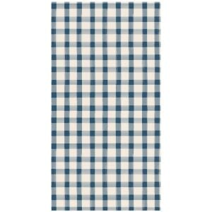 Lacivert Painted Check Misafir Peçetesi 16li Paket