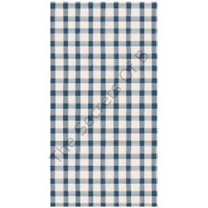 Lacivert Painted Check Misafir Peçetesi 16li Paket