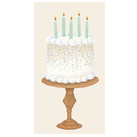 Birthday Cake Guest  Napkin pack of 16