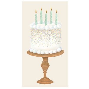 Birthday Cake Guest  Napkin pack of 16