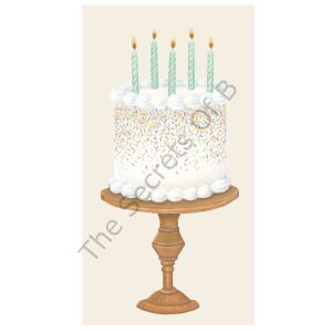 Birthday Cake Guest Kağıt Peçete 16li Paket