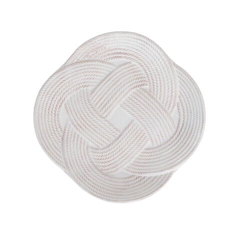 Le Panier Mystic Knot Dessert/Salad Plate - Whitewash