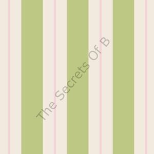 Yeşil ve Pembe Awning Stripe Kokteyl Peçetesi 20li Paket