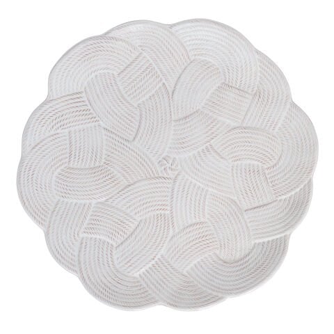 Le Panier Mystic Knot Charger/Platter - Whitewash
