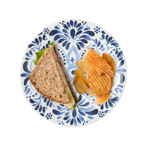 Iberian Dessert/Salad Plate - Indigo