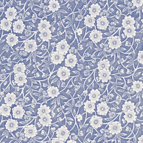 Blue Calico Cocktail Napkin pack of 20