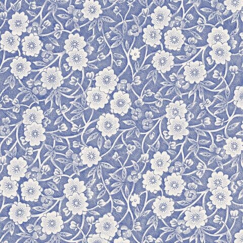 Blue Calico Cocktail Napkin pack of 20