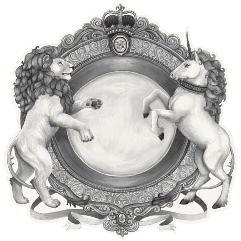 Die Cut H&C Regal Crest Placemat 12 Sheets