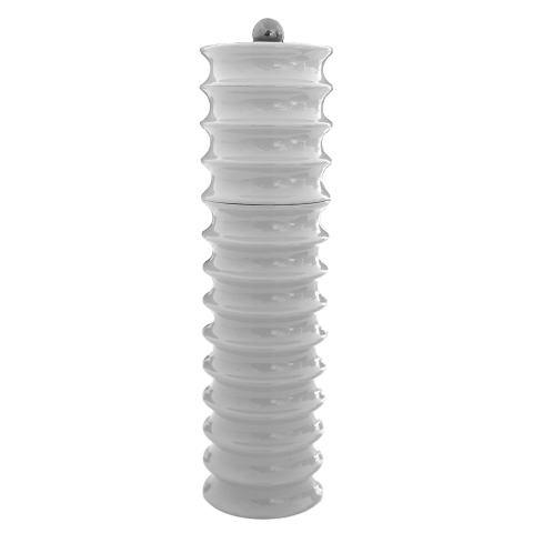 White Twister Salt and Pepper Mill