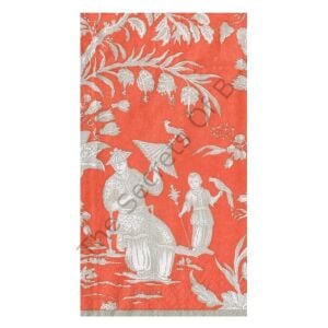 Silk Road Toile Mandarin Misafir Peçetesi 15li Paket