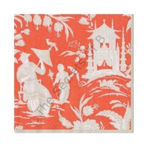 Silk Road Toile Mandarin Öğle Yemeği Peçetesi 20li Paket