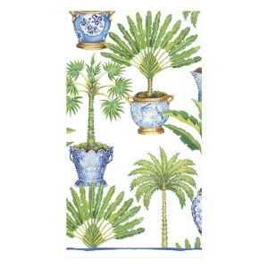 Potted Palms Misafir Peçetesi Beyaz 15li Paket