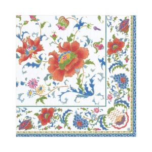 Chinese Ceramic Öğle Yemeği Peçetesi Beyaz 20li Paket