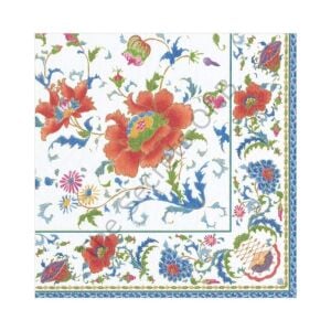 Chinese Ceramic Öğle Yemeği Peçetesi Beyaz 20li Paket