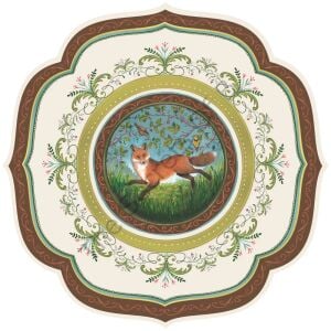 Kalıp Kesim Fanciful Fox China Kağıt Amerikan Servis