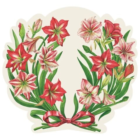 Die-cut Amaryllis Placemat