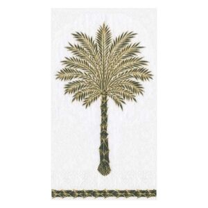 Grand Palms Paper Guest Towel Napkins in Black - 15 Per Package