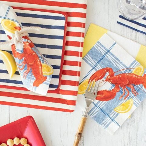 Lobster Bake Paper Luncheon Napkins 20 Per Package