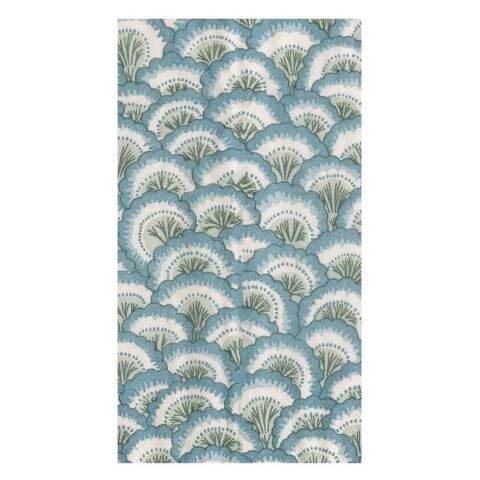 Pontchartrain Scallop Blue Guest Towel Napkins  15 Per Package