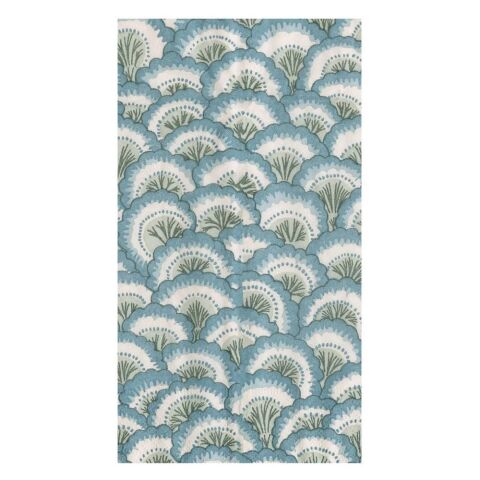 Pontchartrain Scallop Blue Guest Towel Napkins  15 Per Package
