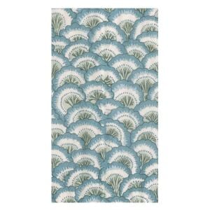 Pontchartrain Scallop Blue Guest Towel Napkins  15 Per Package