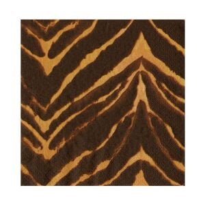 Go Wild Brown Brown Luncheon Napkins 20 Per Package
