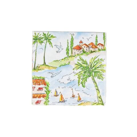 Mallorca Luncheon Napkins  20 Per Package