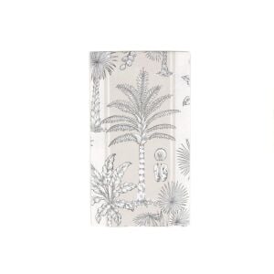 Southern Palms Flax & White Guest Towel Napkins  15 Per Package