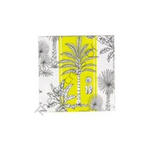 Southern Palms Yeşil ve Beyaz Öğle Yemeği Peçetesi 20li Paket