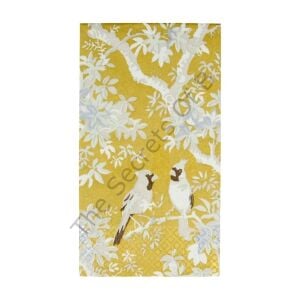 Scenic Songbirds Gold ve Fildişi Misafir Peçetesi 15li Paket