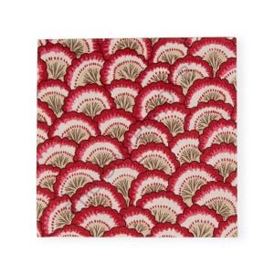 Pontchartrain Scallop Kırmızı Kokteyl Peçetesi 20li Paket