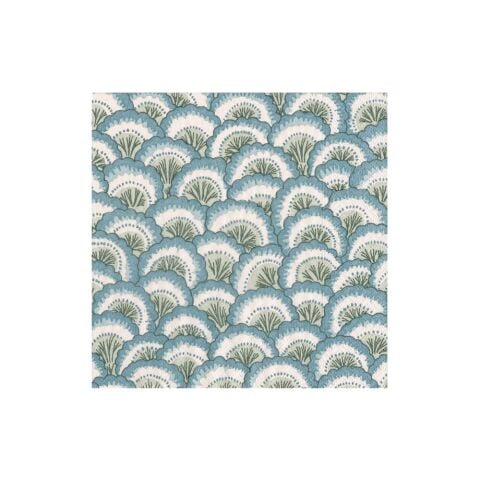 Pontchartrain Scallop Blue Cocktail Napkins - 20 Per Package