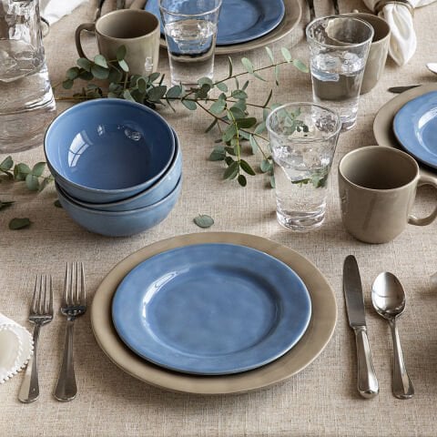 Puro 16pc Place Setting - Chambray (KS01/47, KS02/47, KS07/47, KS46/47)