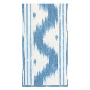 Toile De Nantes Blue Paper Linen Guest Towel Napkins  12 Per Package