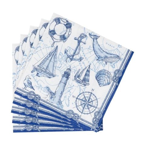 To The Lighthouse Luncheon Napkins  20 Per Package