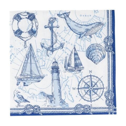 To The Lighthouse Luncheon Napkins  20 Per Package