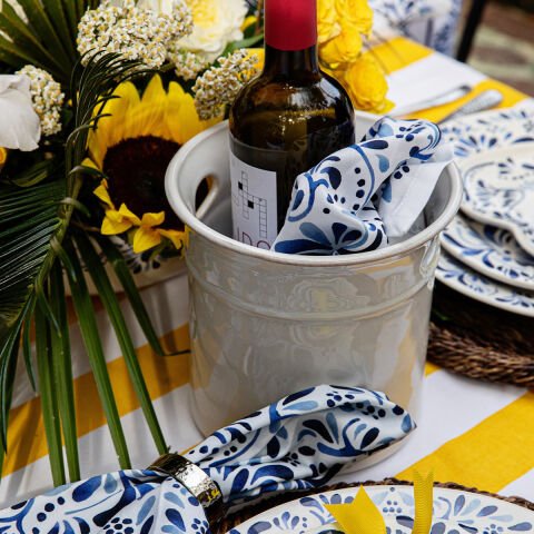 Puro Utensil Crock - Whitewash