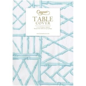 Bamboo Screen Robin's Egg Paper Linen Table Covers - 1 Each