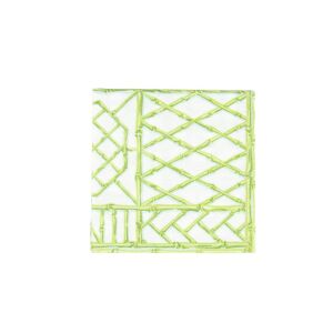 Bamboo Screen Yosun Yeşili Kağıt Dokulu Kokteyl Peçetesi 15li Paket