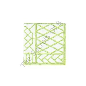 Bamboo Screen Yosun Yeşili Kağıt Dokulu Kokteyl Peçetesi 15li Paket